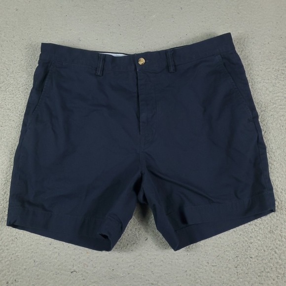 Ralph Lauren Other - Ralph Lauren Shorts Mens Size 35 Blue Casual Flat Front Chino